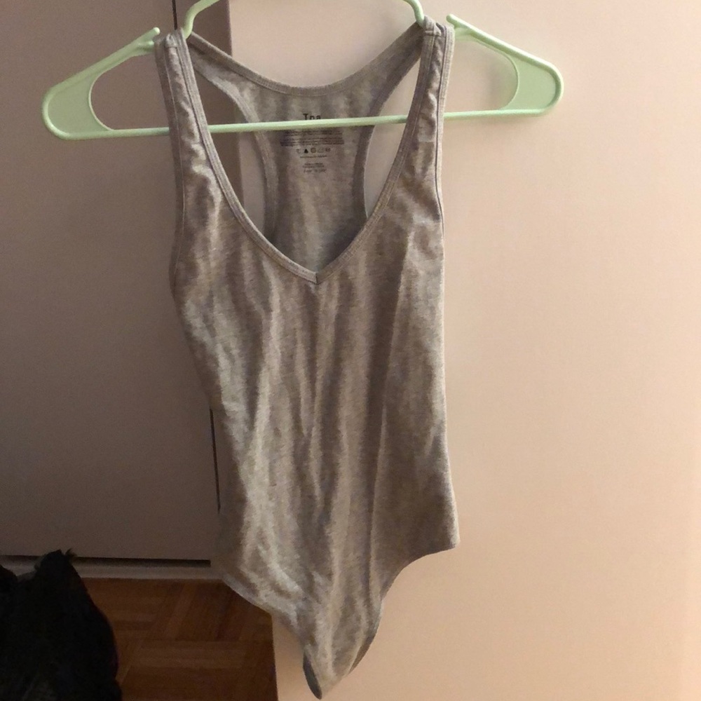 Aritzia Grey bodysuit